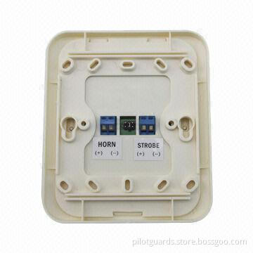 Fire Siren, LED, Anti-fire Housing, 3 Sounds for Option, 2 Contacts for Horn/Strobe, 12/24V DC